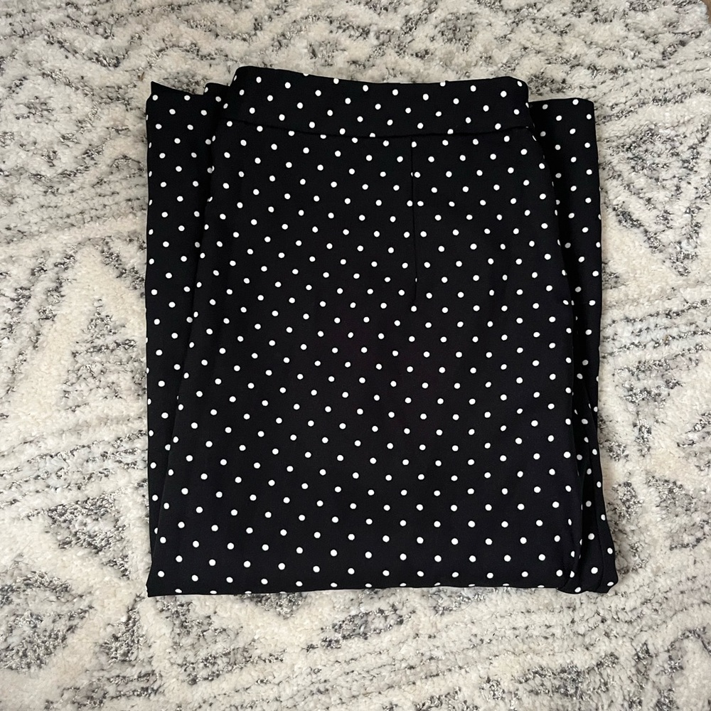 Polka dot dress skirt